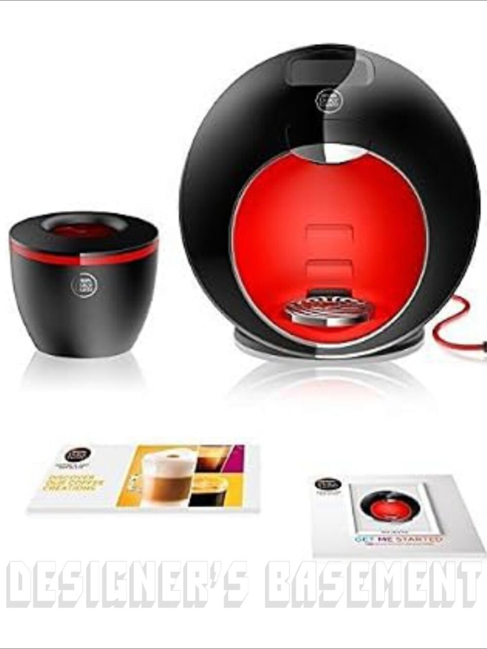NEW Nescafe Dolce Gusto Majesto Automatic Capsule Coffee Machine Black/Red BOXED